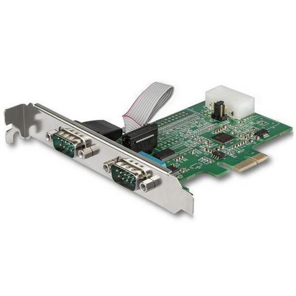 StarTech Scheda Adattatore Seriale 2 porte RS232 UART 16950