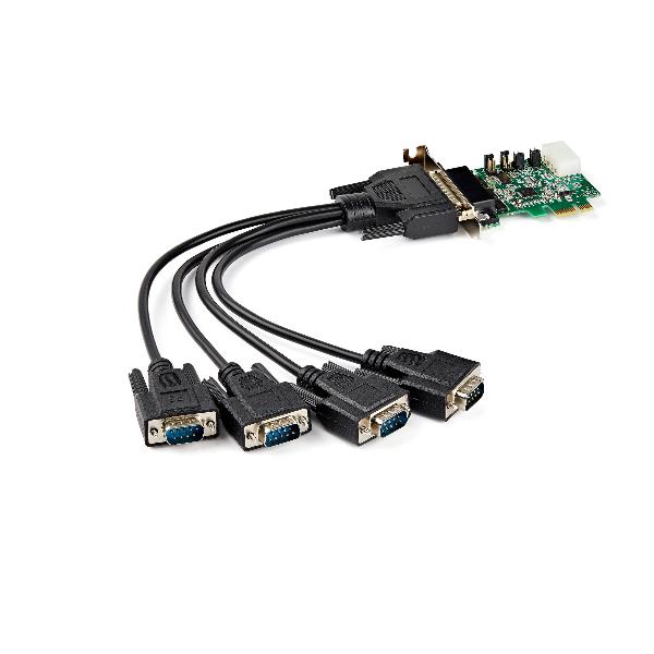 StarTech Scheda seriale PCIe a 4x RS232