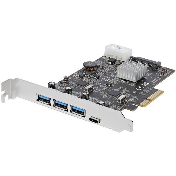 Scheda PCIe 4 Porte USB 3.1 - 3x USB-A a 1x USB-C 9