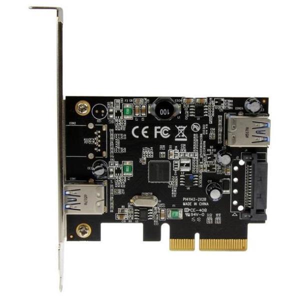 Scheda PCIe USB 3.1 a 2-porte (10Gbps) - ext/int 4
