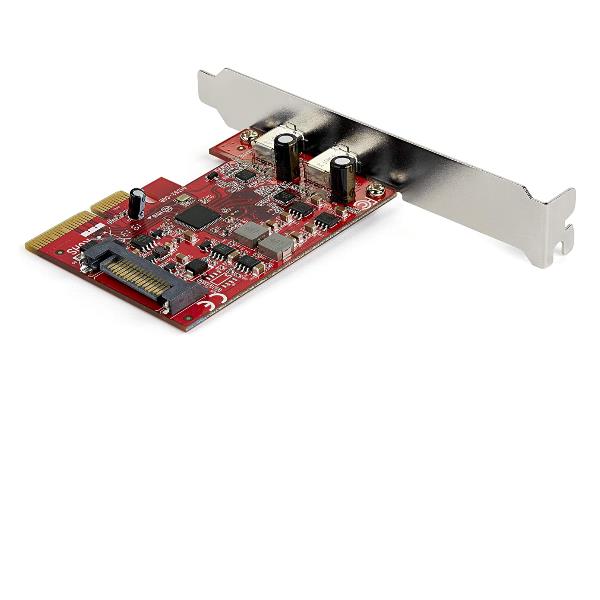 Scheda PCIe a 2 porte USB 3.1 Gen 2 3