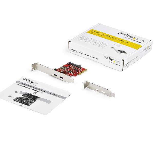 Scheda PCIe a 2 porte USB 3.1 Gen 2 5
