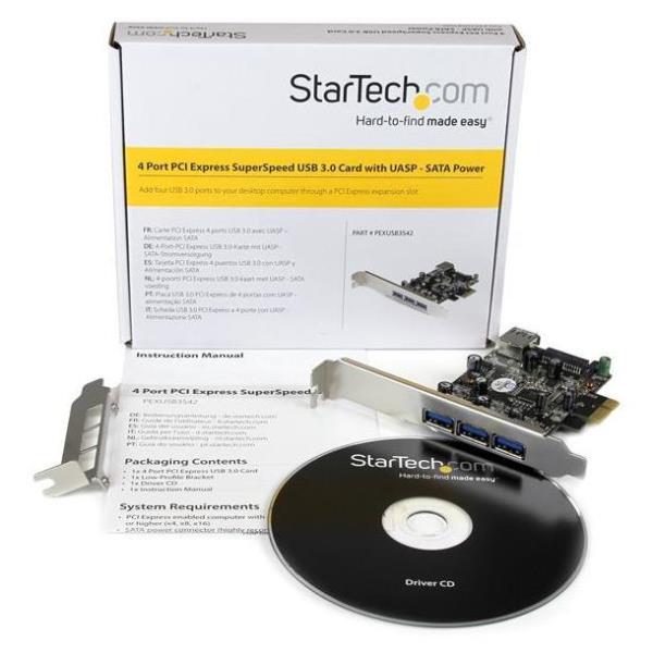 Scheda PCIe USB3.0 a 4 porte 5