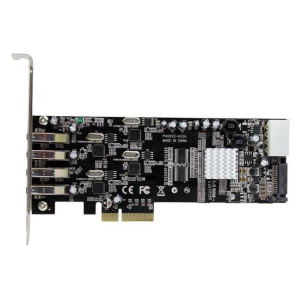 Scheda a 4 canali PCIe USB 3.0 5