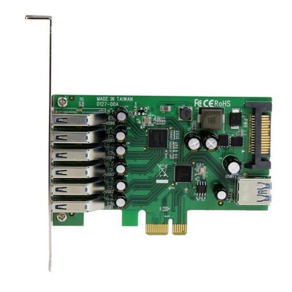 Scheda PCIe USB3.0 a 7 porte 2
