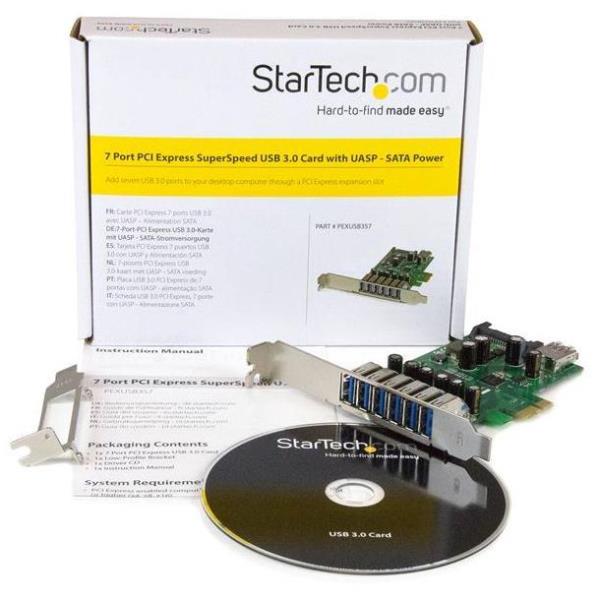 Scheda PCIe USB3.0 a 7 porte 3