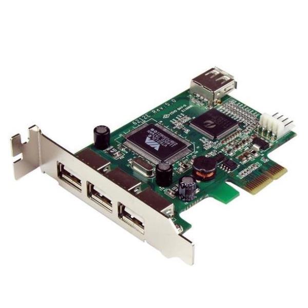 Scheda USB PCIe a 4 porte LP 3