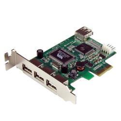 Scheda USB PCIe a 4 porte LP 7