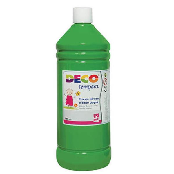 TEMPERA IN FLACONE 500ml - VERDE MEDIO 2