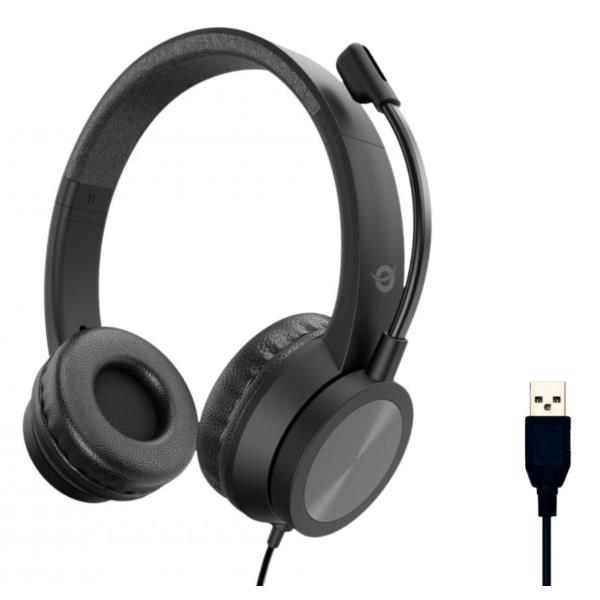 CUFFIA STEREO USB con Microfono Riduzione rumorosità e Controllo remoto 7