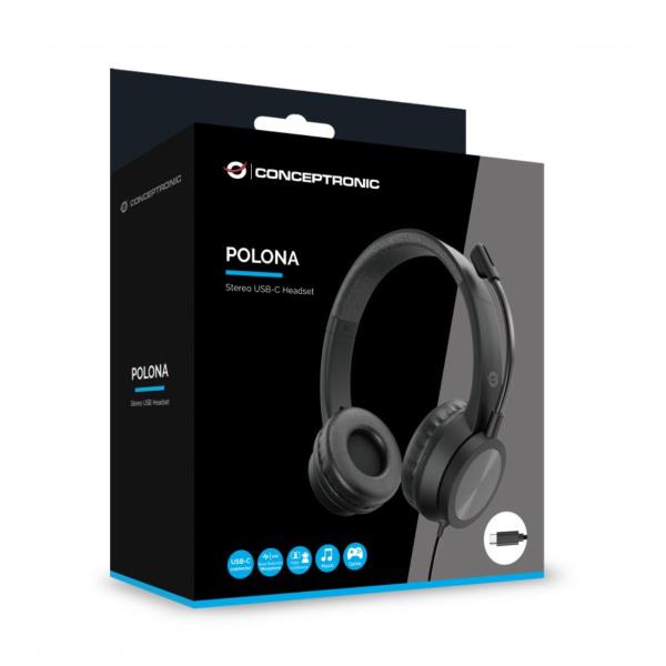 CUFFIA STEREO USB-C con Microfono Riduzione rumorosità e Controllo remoto 8