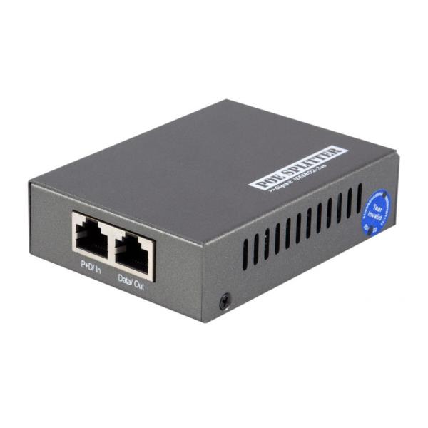 LEVELONE LEVELONE POS-3000 - SPLITTER GIGABIT POE 802.3at/af PoE, 5-18V DC Output