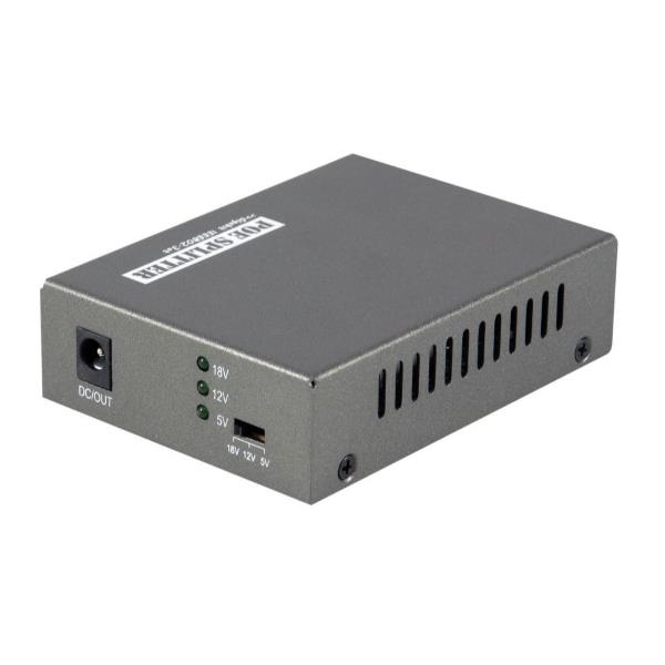 LEVELONE POS-3000 - SPLITTER GIGABIT POE 802.3at/af PoE, 5-18V DC Output 4