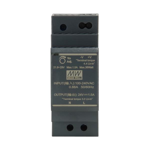 LEVELONE POW-2411 - ALIMENTATORE INDUSTRIALE 24V DC, 30W DIN RAIL 4