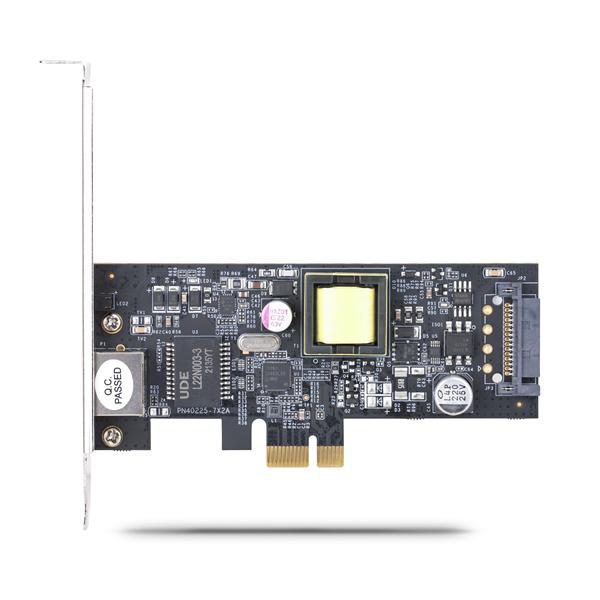 Scheda di rete PoE NBASE-T a 1 porta da 2,5 Gbps, Intel I225-V, 802.3af/at PoE+ Multi-Gigabit NIC, scheda LAN PCI Express Server, Interfaccia Ethernet alimentata SATA 2