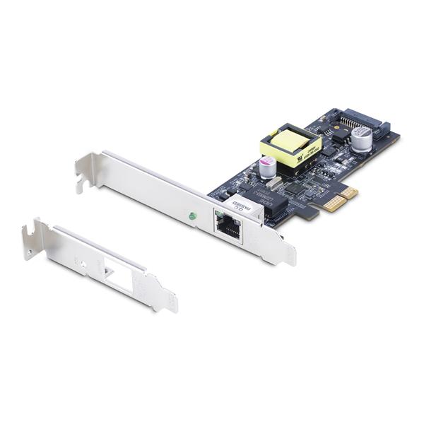 Scheda di rete PoE NBASE-T a 1 porta da 2,5 Gbps, Intel I225-V, 802.3af/at PoE+ Multi-Gigabit NIC, scheda LAN PCI Express Server, Interfaccia Ethernet alimentata SATA 3