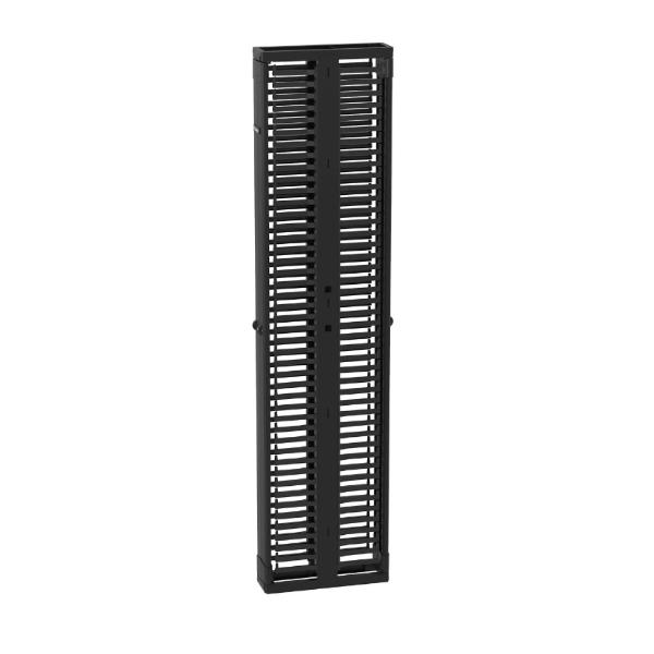 PANDUIT Passacavi verticale a doppia faccia PR2V, 45RU, nero