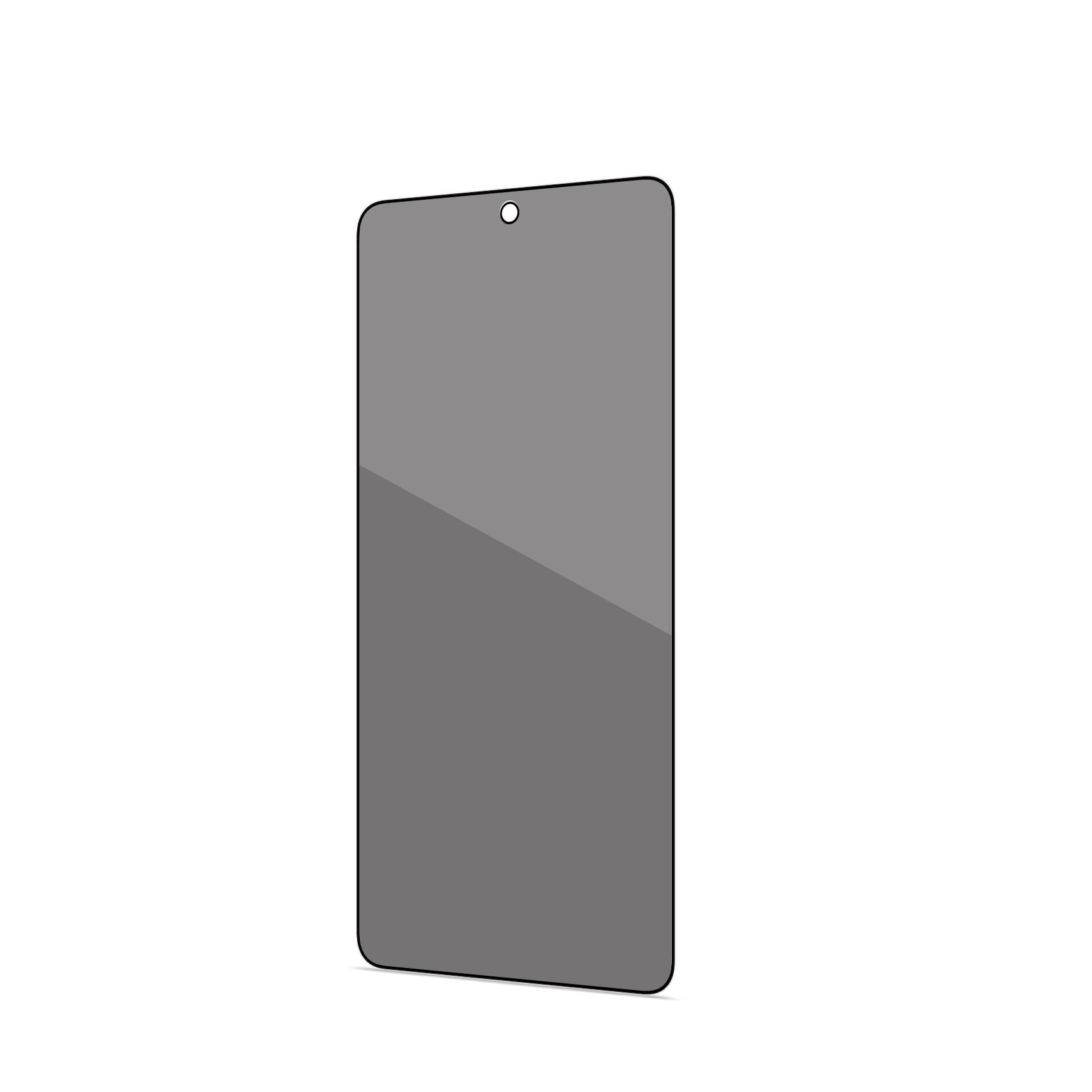 PRIVACY FULL GLASS - Vetro 9H con effetto Privacy e bordo colorato nero compatibile con Samsung Galaxy S26 5G/ Galaxy S26 5G Enterprise Edition 4