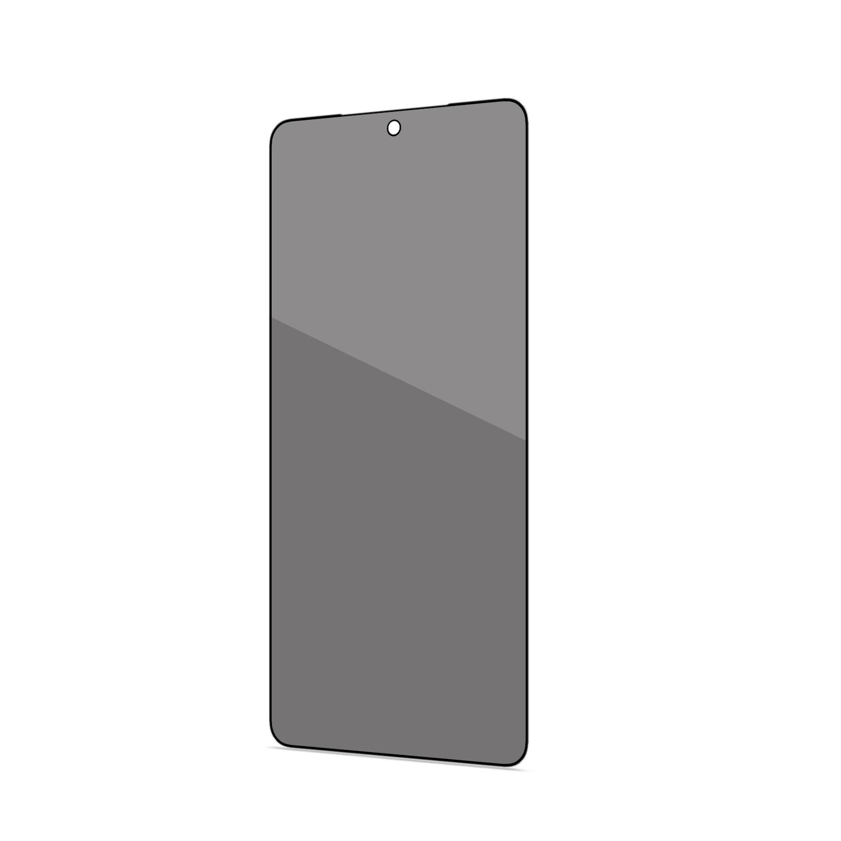 CELLY PRIVACY FULL GLASS - Vetro 9H con effetto Privacy e bordo colorato nero compatibile con Samsung Galaxy S26+ 5G
