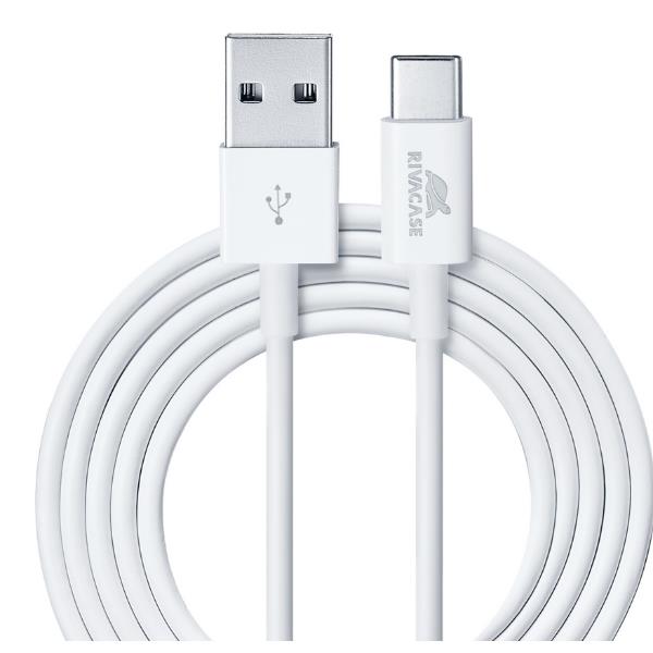 CARICATORE DA MURO 12W 2 USB A + CAVO RICARICA USB C 4