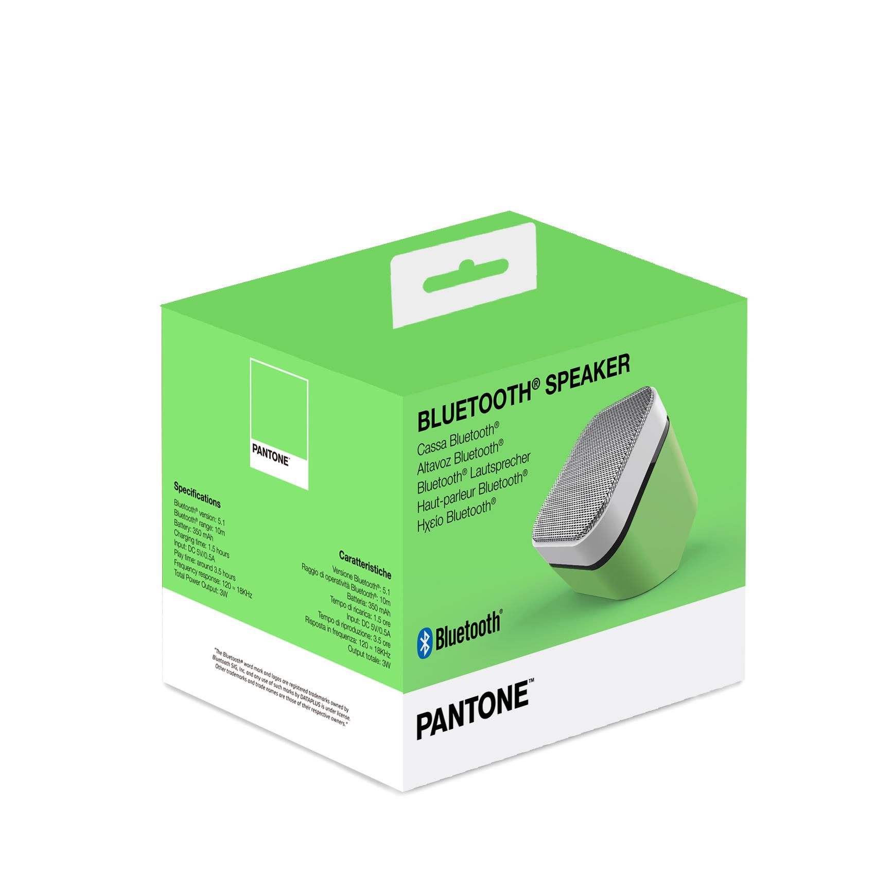 PANTONE - Speaker wireless colorato e portatile, potenza audio 3 Watt 4