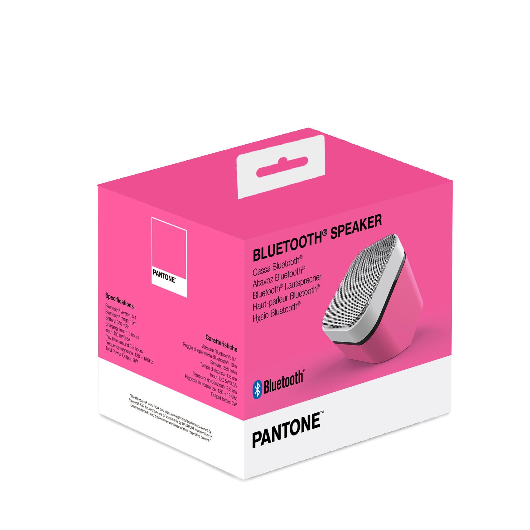 PANTONE - Speaker wireless colorato e portatile, potenza audio 3 Watt 4