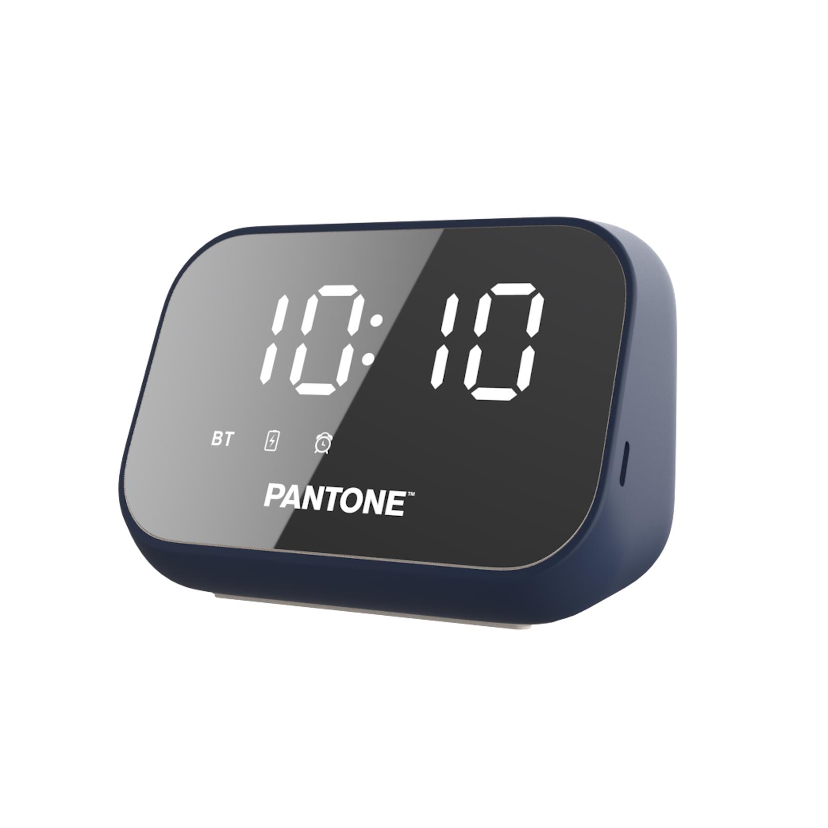 PANTONE - Sveglia con speaker wireless integrato, potenza audio 5 Watt 2