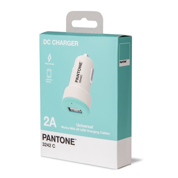 PANTONE - Caricabatteria da auto 12/24V con porta USB-A potenza massima carica 10 Watt 2