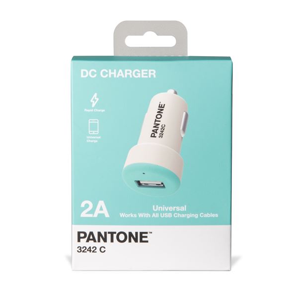 PANTONE - Caricabatteria da auto 12/24V con porta USB-A potenza massima carica 10 Watt 4