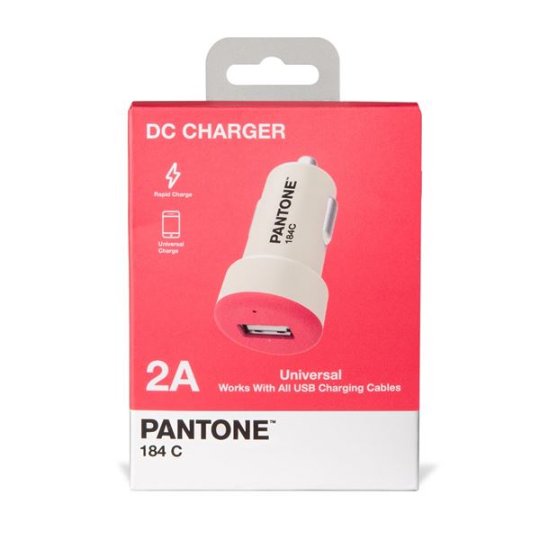 PANTONE - Caricabatteria da auto 12/24V con porta USB-A potenza massima carica 10 Watt 2