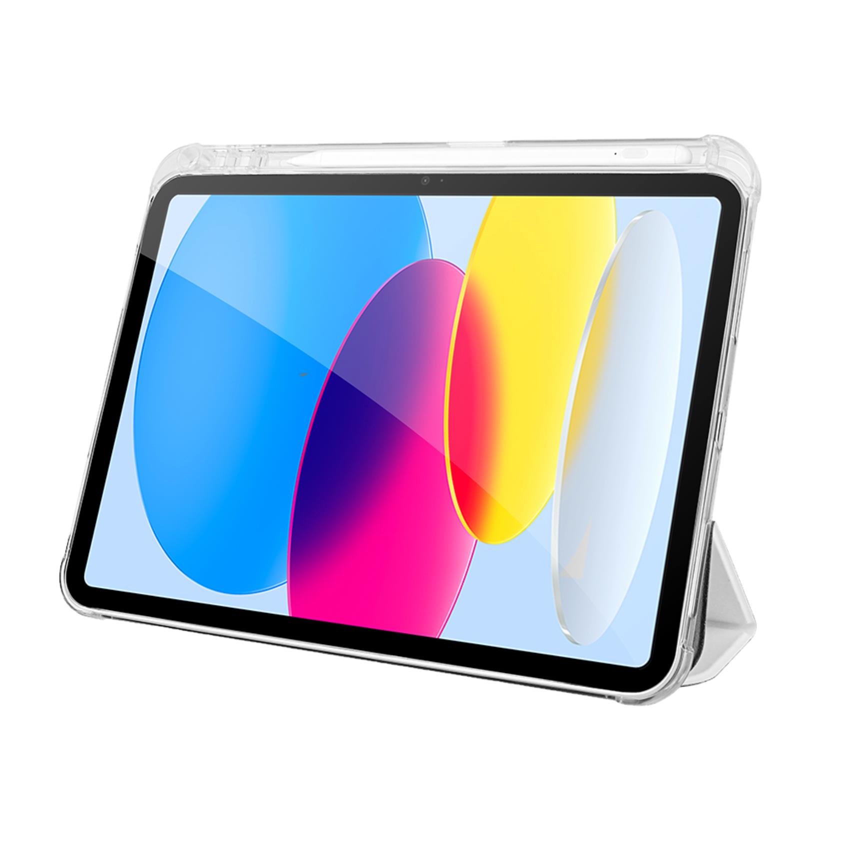 PANTONE - Custodia a libro bicolore azzurro e bianco in TPU compatibile con Apple iPad 10.9" 10 gen/ iPad 11 2025 11th gen 3