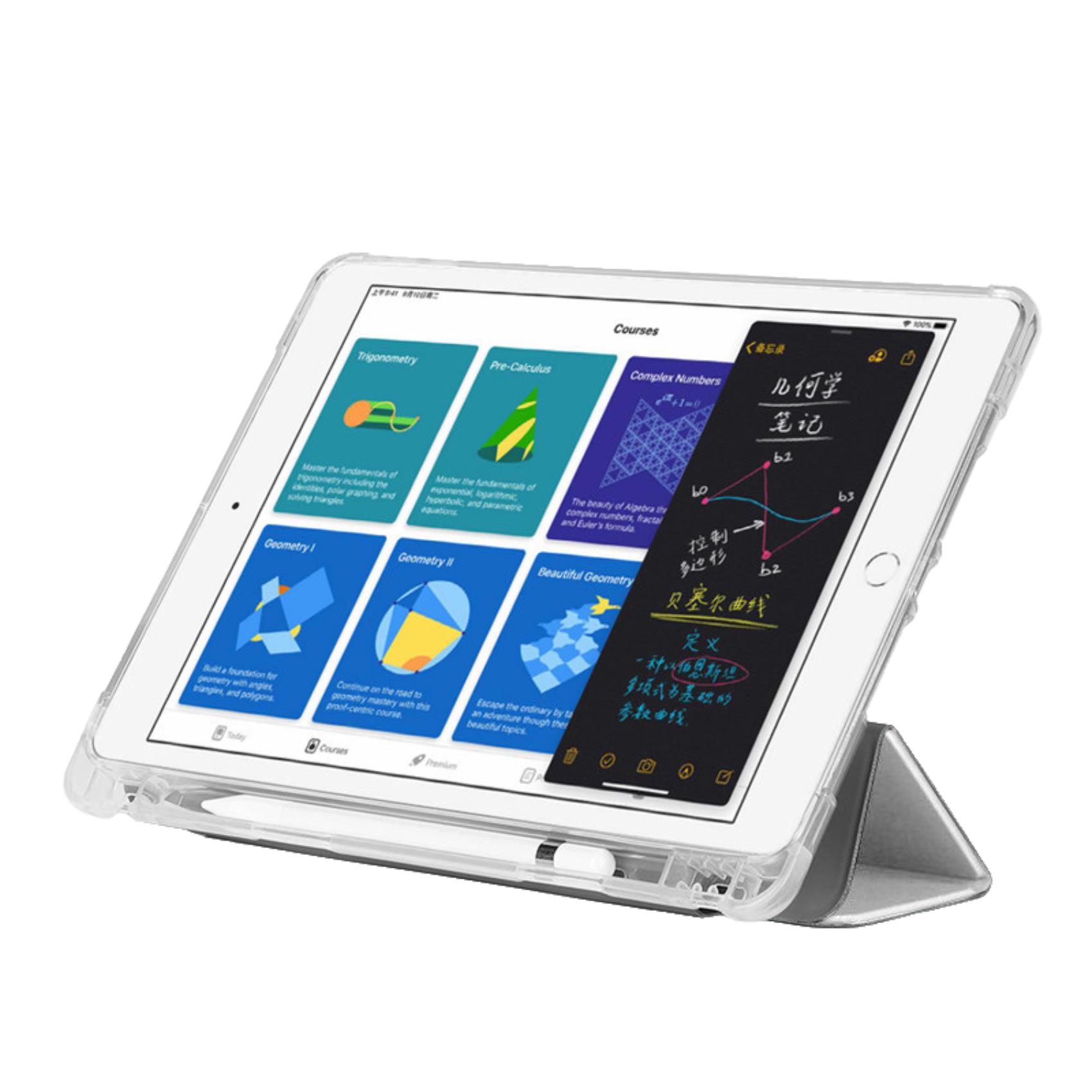PANTONE - Custodia a libro bicolore azzurro e bianco in TPU compatibile con Apple iPad 10.2" 7/8/9 gen 3