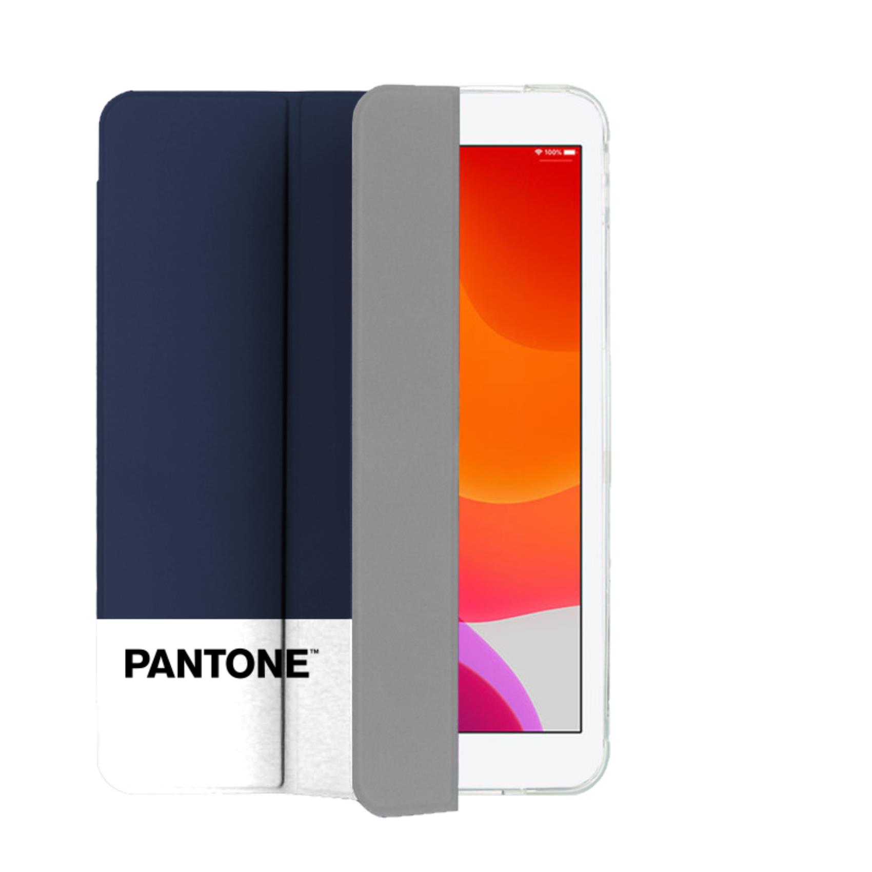PANTONE PANTONE - Custodia a libro bicolore blu navy e bianco in TPU compatibile con Apple iPad 10.2" 7/8/9 gen