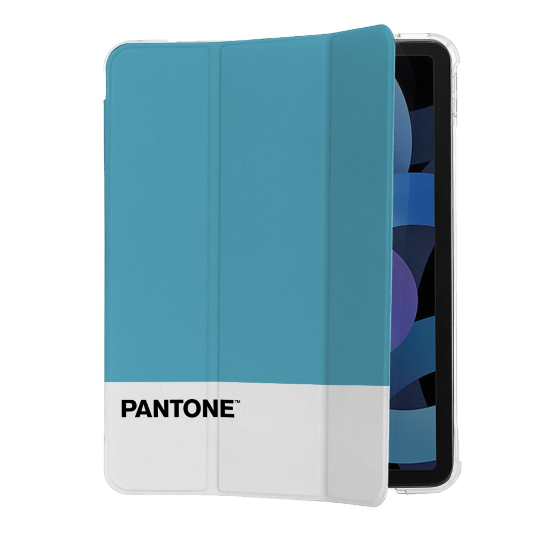 PANTONE - Custodia a libro bicolore azzurro e bianco in TPU compatibile con Apple iPad Air 10.9" 4 gen/ 5* gen 2