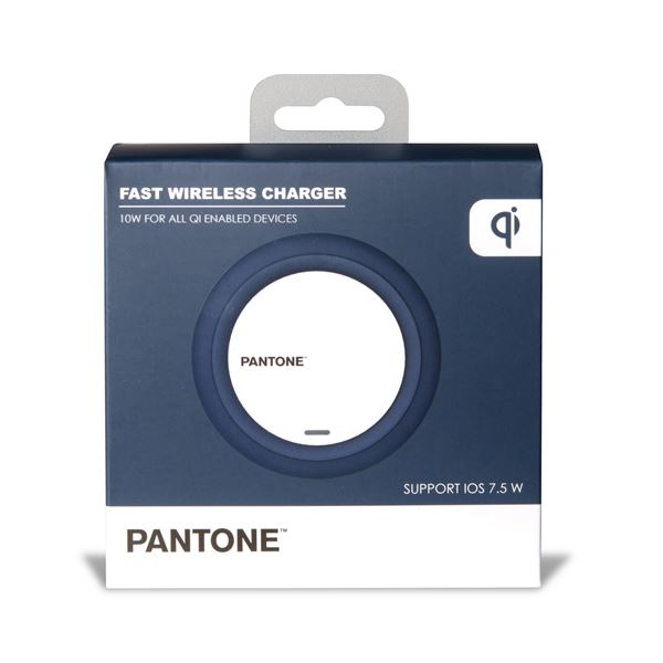 PANTONE - Caricabatteria wireless, cavo alimentazione MicroUsb input e USB-A output, potenza massima 10 Watt 4