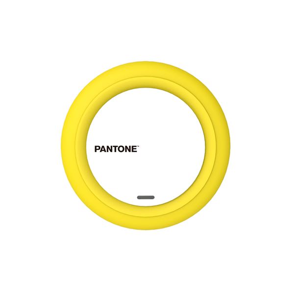 PANTONE PANTONE - Caricabatteria wireless, cavo alimentazione MicroUsb input e USB-A output, potenza massima 10 Watt