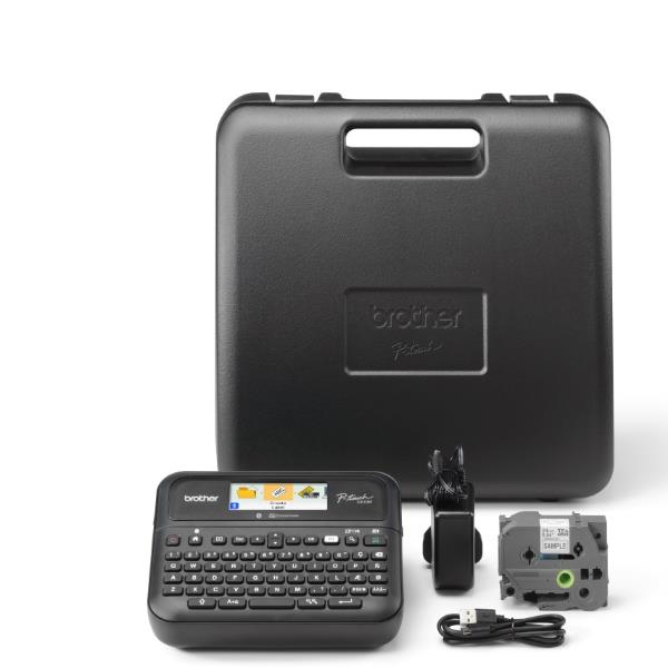 BROTHER ETICHETTATRICI Etichettatrice elettronica desktop con valigetta Brother PTD610BTVP