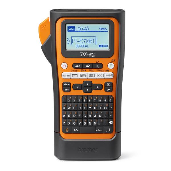 BROTHER ETICHETTATRICI Etichettatrice elettronica palmare per settore elettrico con valigetta inclusa Brother PTE310BTVP