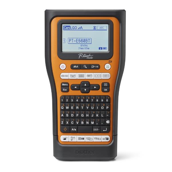 Etichettatrice elettronica palmare per settore elettrico con valigetta inclusa Brother PTE560BTVP 2