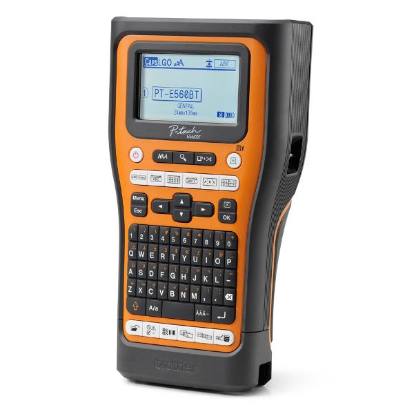 Etichettatrice elettronica palmare per settore elettrico con valigetta inclusa Brother PTE560BTVP 4