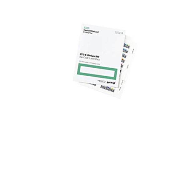 HPE STORAGE VOLUME ETICHETTE BARCODE LTO 8