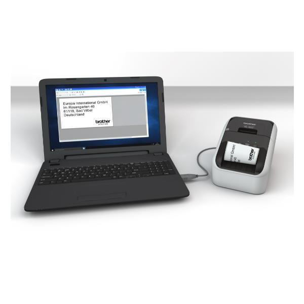 Stampante di etichette desktop Brother QL800 6