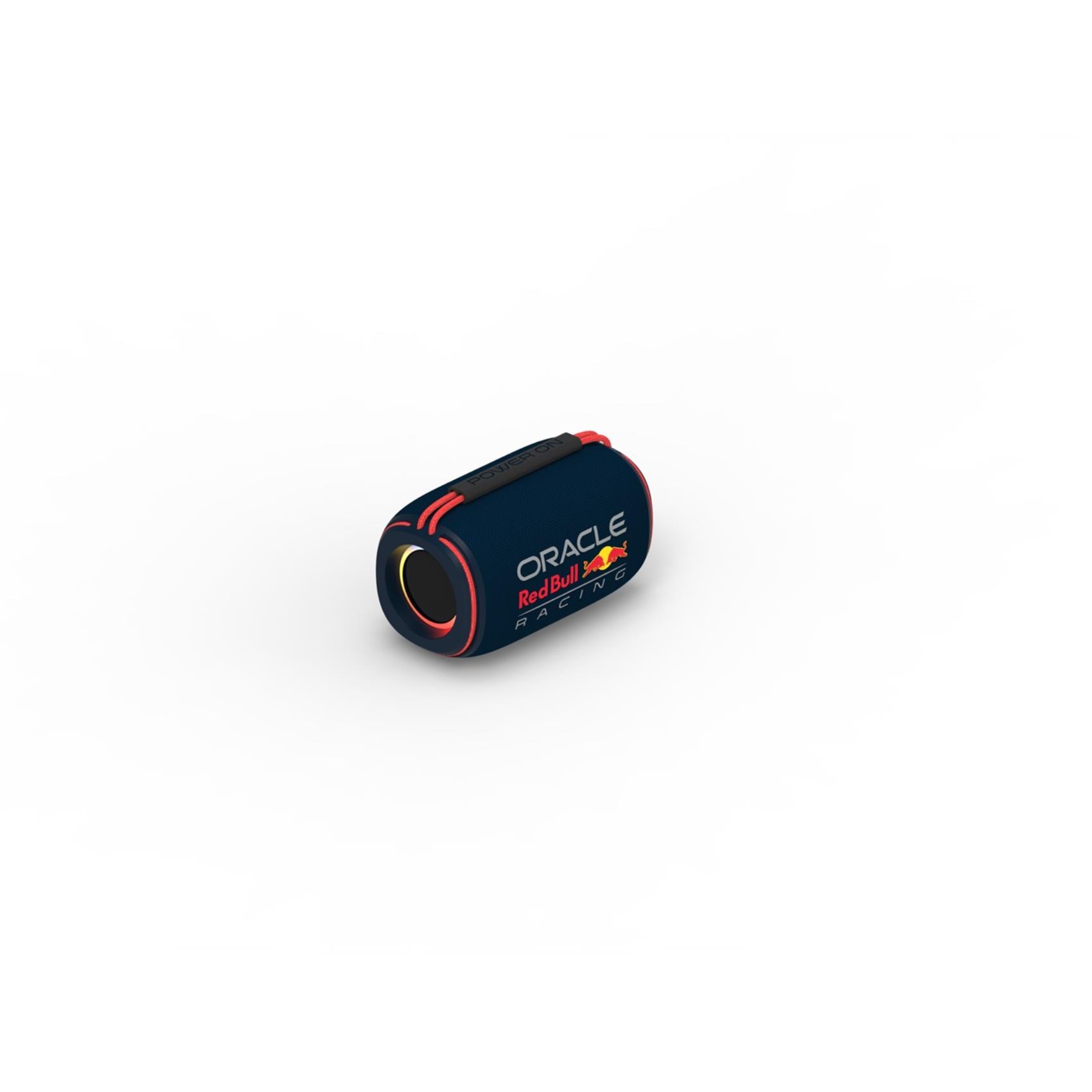 REDBULL - Speaker wireless, potenza audio 16 Watt, porta per memorie, porta USB. porta AUX, potenza RMS 8 Watt, maniglia integrata 8