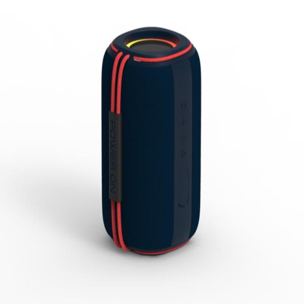 REDBULL - Speaker wireless, potenza audio 30 Watt, porta per memorie, porta USB. porta AUX, potenza RMS 2x12 Watt, maniglia integrata, luci LED multicolore 3