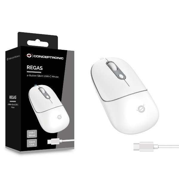 Mouse Ottico silenzioso USB-C a 4 tasti 2