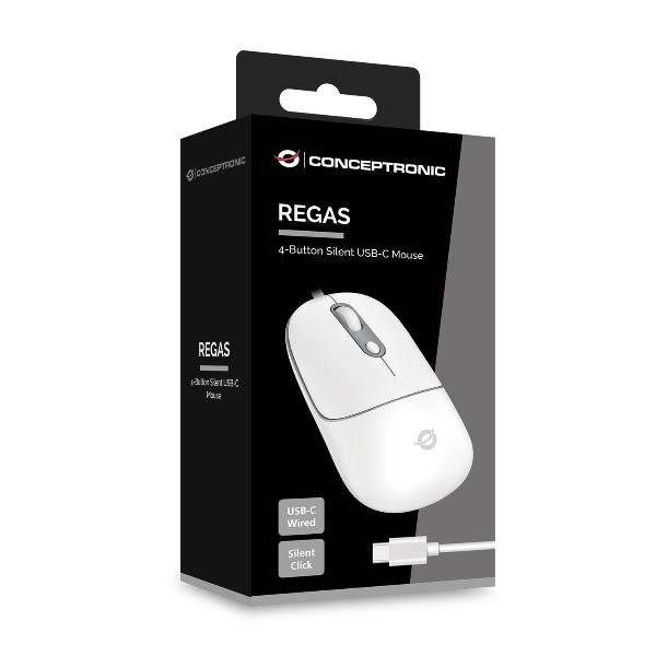 Mouse Ottico silenzioso USB-C a 4 tasti 3