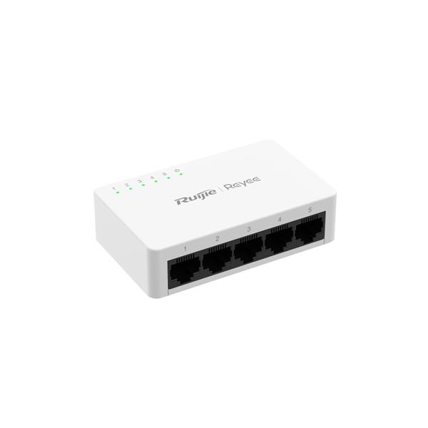 Reyee Switch unmanaged 5xGE con case in plastica 11