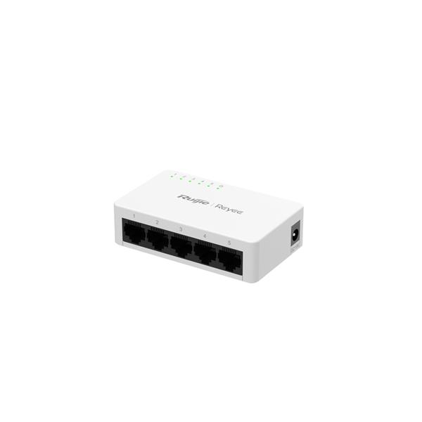 Reyee Switch unmanaged 5xGE con case in plastica 10