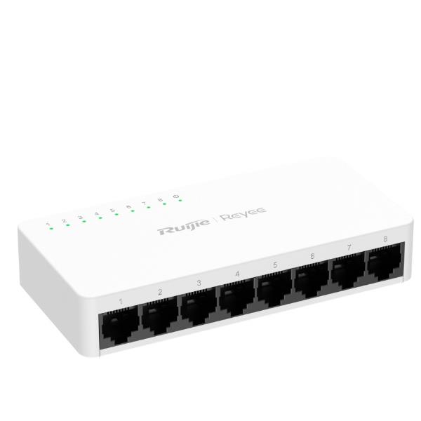 RUIJIE NETWORKS Reyee Switch unmanaged 8xGE con case in plastica