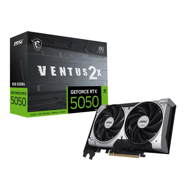MSI COMPONENTS GEFORCE RTX 5050 8G VENTUS 2X OC